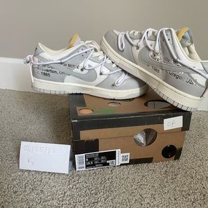OFF WHITE DUNK LOTS